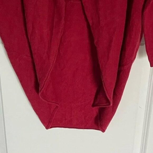 New! Red Envelope Red 100% Cashmere Cocoon Cardigan Sweater 47184 - Picture 6 of 13